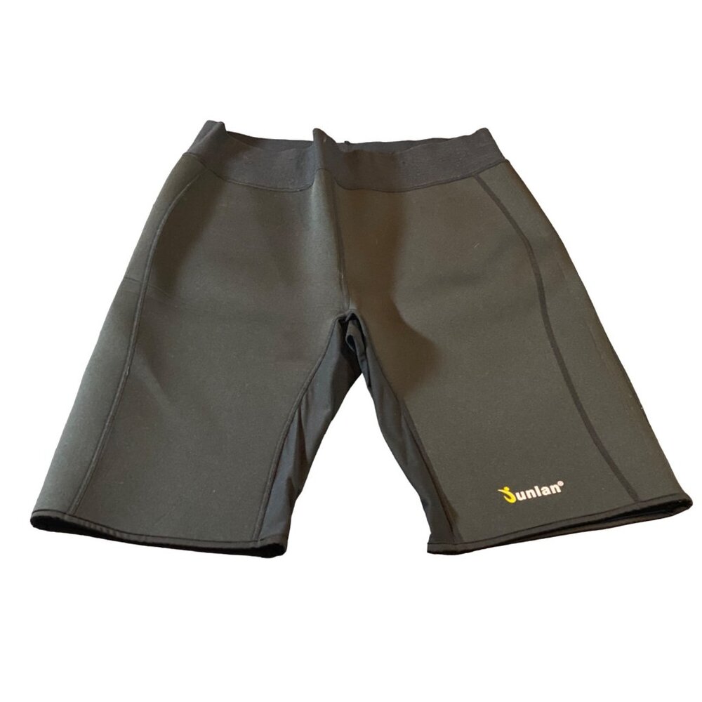 Sunlan Shorts Workout Sauna  Sweat Thermo Body Shaper Neoprene Athletic Yoga  XL
